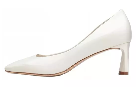 Туфли на высоком каблуке женские белый Aquascutum