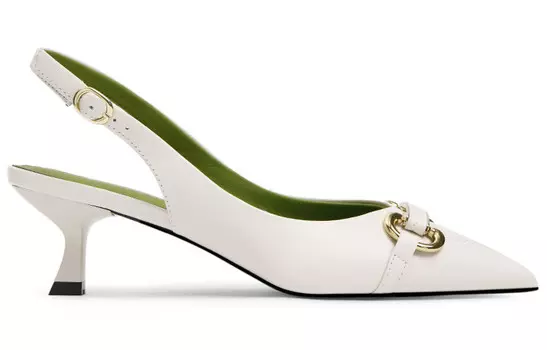 Туфли на высоком каблуке женские белый Cameido