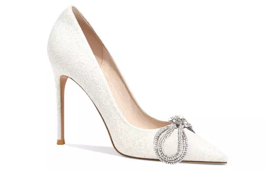 Туфли на высоком каблуке женские белый Lily Wei