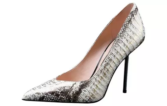 Туфли на высоком каблуке женские белый Miss Left