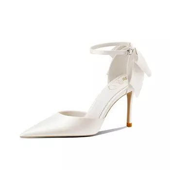 Туфли на высоком каблуке женские белый Rose Castle