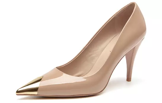 Туфли на высоком каблуке женские бежевые Beau Today