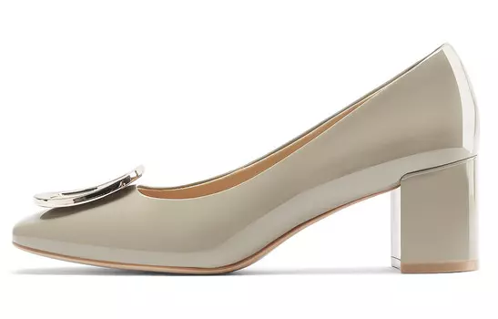Туфли на высоком каблуке женские бежевые C°Banner