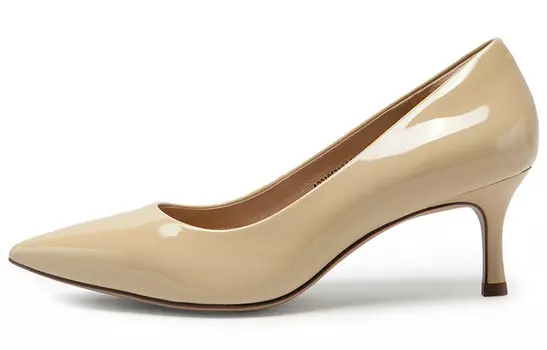 Туфли на высоком каблуке женские бежевые C°Banner
