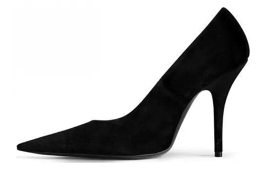 Туфли на высоком каблуке женские черные Balenciaga