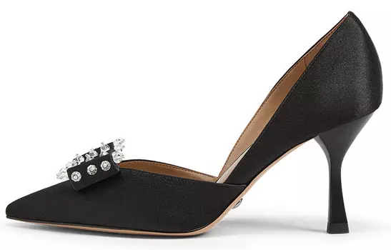 Туфли на высоком каблуке женские черные Charles&Keith