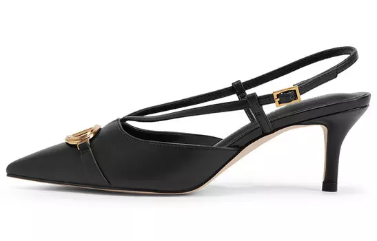 Туфли на высоком каблуке женские черные Charles&Keith