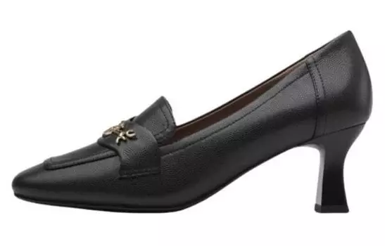 Туфли на высоком каблуке женские черные Chrisdien Deny/Cress Danny