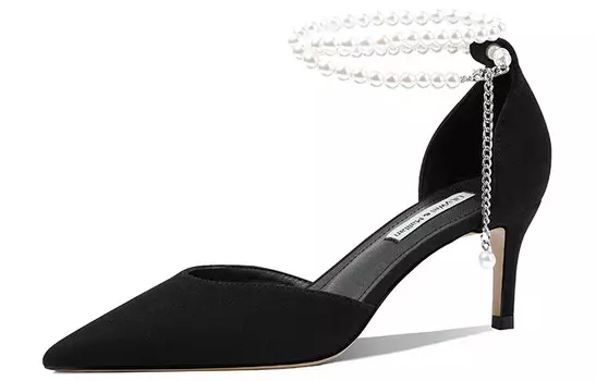 Туфли на высоком каблуке женские черные Lily Wei