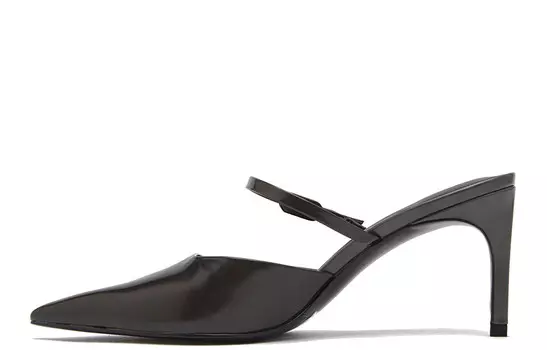 Туфли на высоком каблуке женские черные Pedro