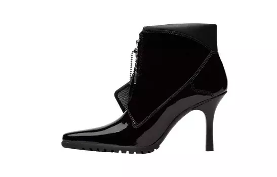 Туфли на высоком каблуке женские черные Timberland