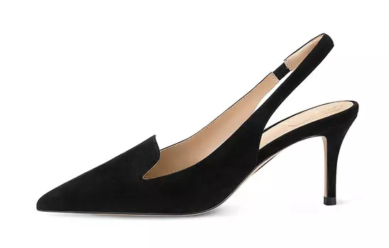 Туфли на высоком каблуке женские черный 7Or9