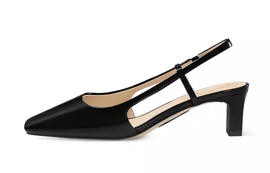 Туфли на высоком каблуке женские черный 7Or9