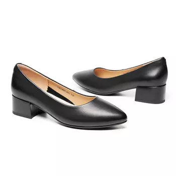 Туфли на высоком каблуке женские черный Aokang