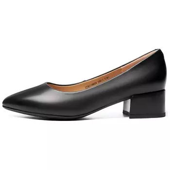 Туфли на высоком каблуке женские черный Aokang