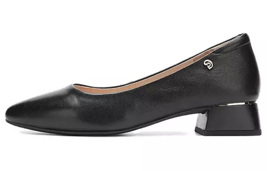 Туфли на высоком каблуке женские черный Aokang