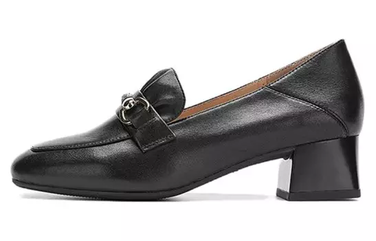 Туфли на высоком каблуке женские черный Aokang