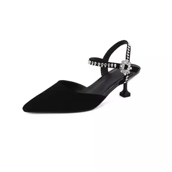 Туфли на высоком каблуке женские черный Balletcat