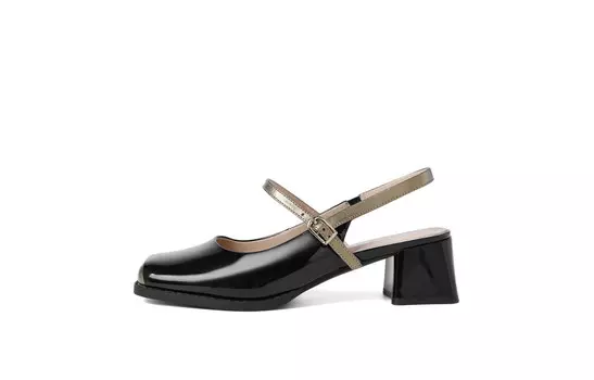 Туфли на высоком каблуке женские черный Belle