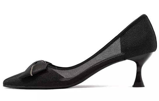 Туфли на высоком каблуке женские черный Cameido