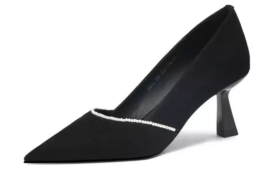 Туфли на высоком каблуке женские черный Cameido