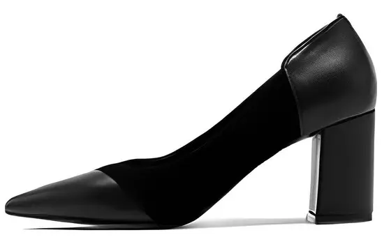 Туфли на высоком каблуке женские черный Cameido