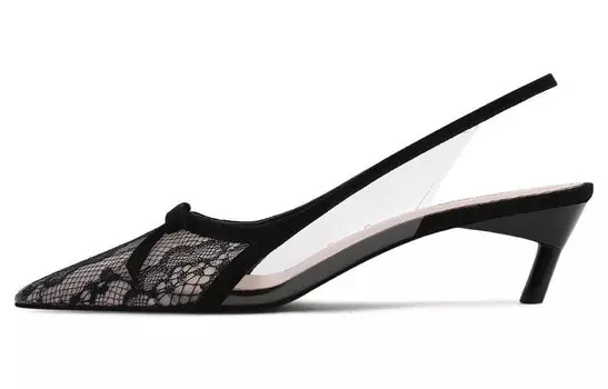 Туфли на высоком каблуке женские черный Cameido