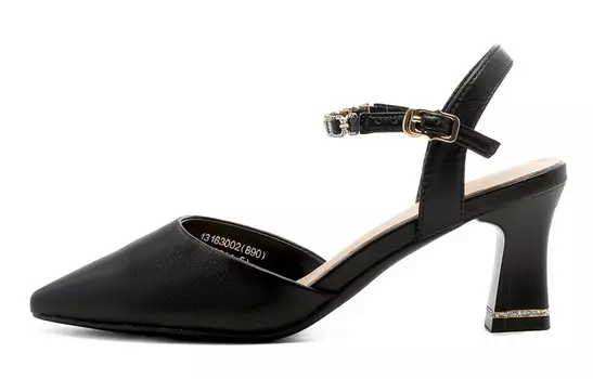 Туфли на высоком каблуке женские черный Exull Q