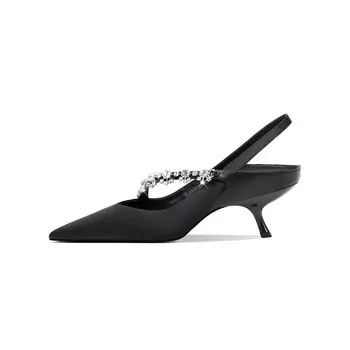 Туфли на высоком каблуке женские черный Hoov