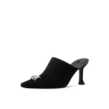 Туфли на высоком каблуке женские черный Jooc