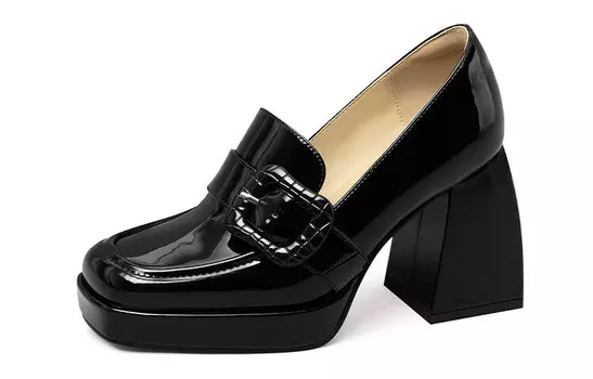 Туфли на высоком каблуке женские черный Lily Wei