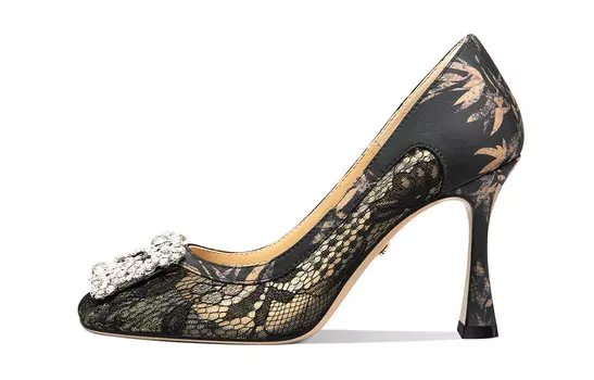 Туфли на высоком каблуке женские черный Lily Wei