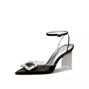 Туфли на высоком каблуке женские черный Miss Left