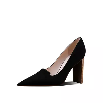 Туфли на высоком каблуке женские черный Miss Left