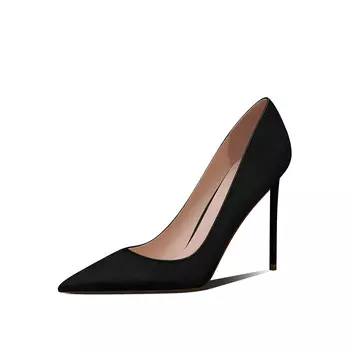 Туфли на высоком каблуке женские черный Miss Left