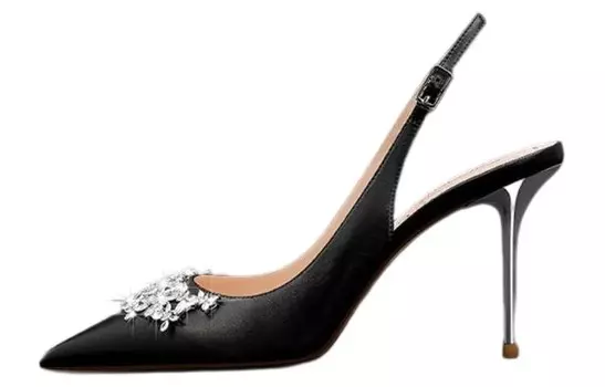 Туфли на высоком каблуке женские черный Miss Left