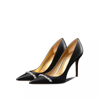 Туфли на высоком каблуке женские черный Miss Left