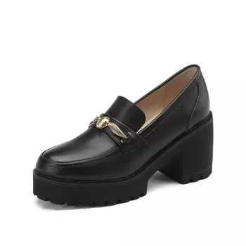 Туфли на высоком каблуке женские черный Mulinsen