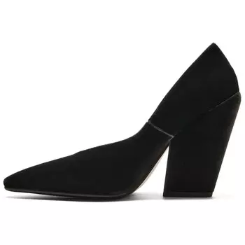 Туфли на высоком каблуке женские черный Onitsuka Tiger