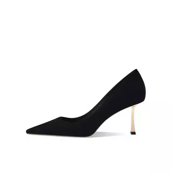 Туфли на высоком каблуке женские черный Shesrim