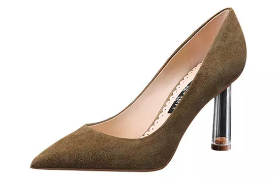 Туфли на высоком каблуке женские цвета хаки Miss Left