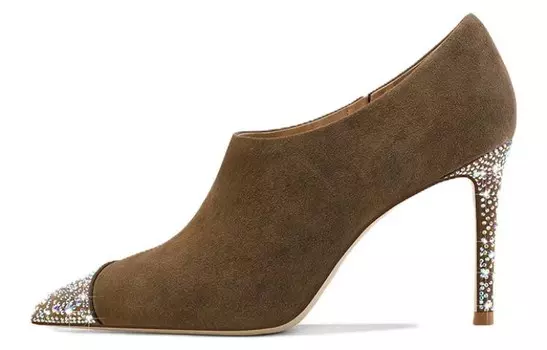 Туфли на высоком каблуке женские цвета хаки Shudaier