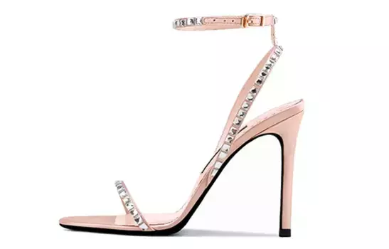 Туфли на высоком каблуке женские цвета шампанского Shudaier, цвет Champagne