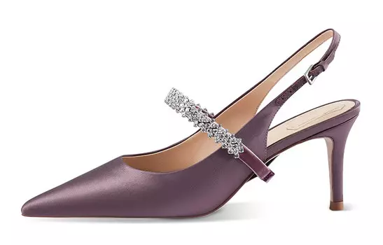 Туфли на высоком каблуке женские фиолетовый 7Or9