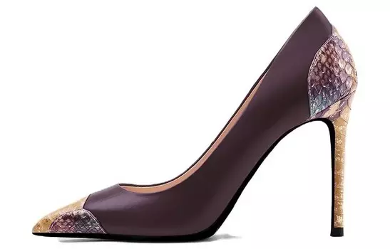 Туфли на высоком каблуке женские фиолетовый Shudaier