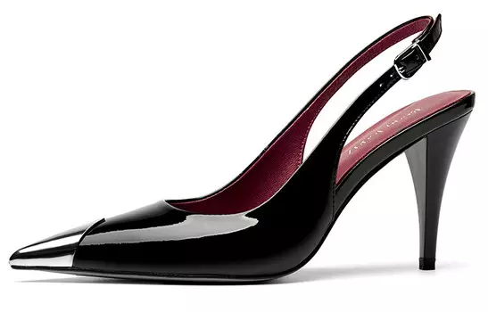 Туфли на высоком каблуке женские классические черные Beau Today