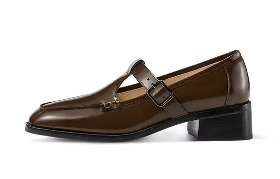 Туфли на высоком каблуке женские коричневый 7Or9