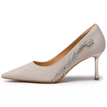 Туфли на высоком каблуке женские розовые C°Banner