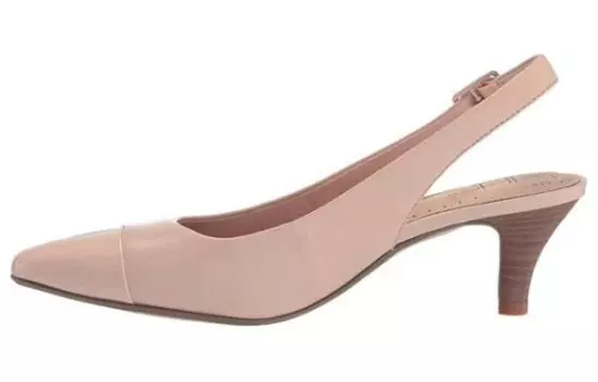 Туфли на высоком каблуке женские розовые Clarks