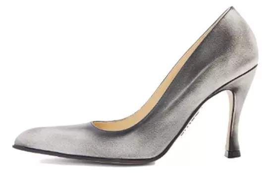 Туфли на высоком каблуке женские с белыми ладонями и цветами белые Loewe